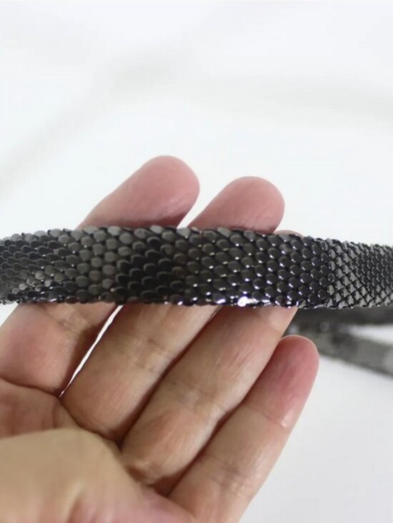Vintage Gunmetal Mesh Belt main image 5